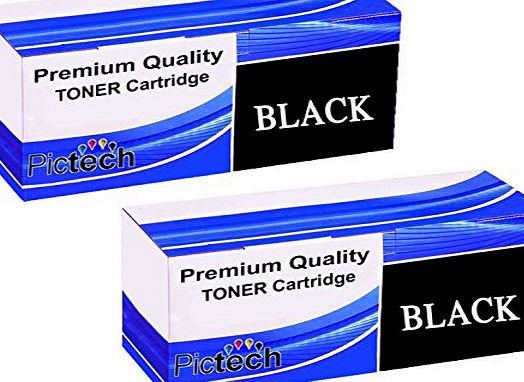 Pictech 2x HP CB435A, 35A / CB436A, 36A / CE278A, 78A / CE285A, 85A Black Compatible Laser Toner Cartridge for HP LaserJet Printer M1120, M1120N, M1132, M1212nf, M1214nfh, M1217nfw, M1522N, M1522NF, P1005, P1