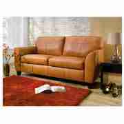 Pimlico Large Leather Sofa, Antique Cognac