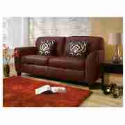 Pimlico Large Leather Sofa, Chocolate