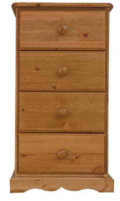 4 DRAWER BEDSIDE CABINET BADGER