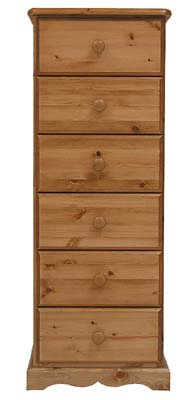 6 DRAWER BEDSIDE CABINET BADGER