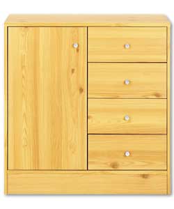 Basic 4 Drawer 1 Door Sideboard