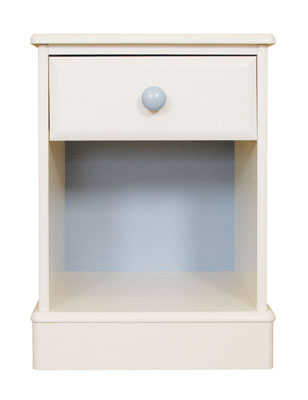 pine BEDSIDE CABINET 1 DRAWER OPEN JACK