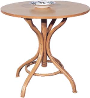 BISTRO TABLE ROUND BENTWOOD