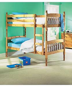 PINE Bunk Bed with Sprung Mattress