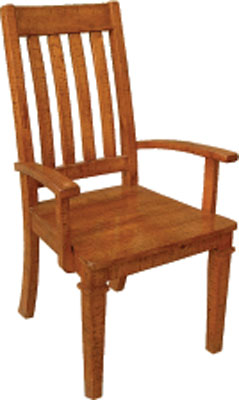 pine CARVER CHAIR RUSTIC EL PASO