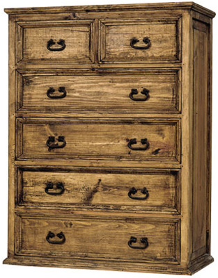 CHEST OF DRAWERS TALL 2 PLUS 4 SANTA CLARA