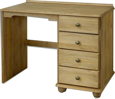 PINE DRESSING TABLE SINGLE PEDESTAL LINCOLN