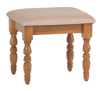 PINE DRESSING TABLE STOOL SOMERSET