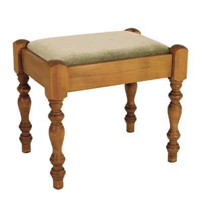 DRESSING TABLE STOOL UPHOLSTERED