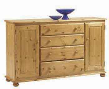 Sideboard 2 Door 4 Drawer Wide Corndell