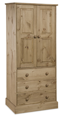 Wardrobe 2 Door 3 Drawer Cotswold Value