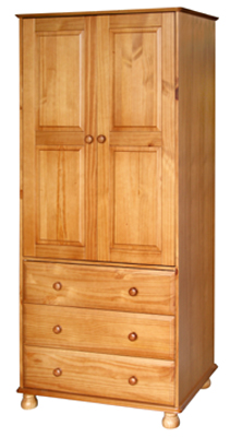 WARDROBE 2 DOOR 3 DRAWER DOVEDALE