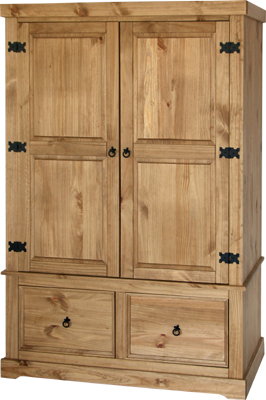 WARDROBE 2DR 2DWR WIDE SANTA FE CORONA