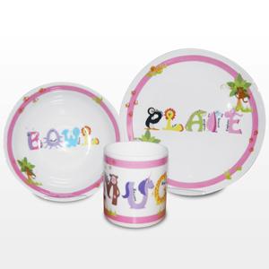 Animal Alphabet Breakfast Set