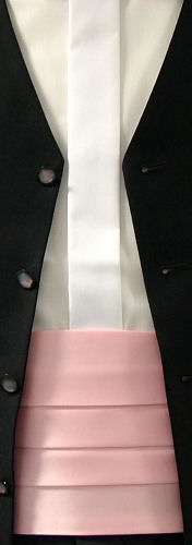 Pink Cummerbund