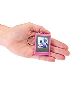 Pink Digital Photo Frame Keyring