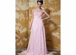 PINK Sweetheart Terse Holiday Dresses (Chiffon