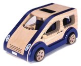 Wooden Dolls House Family Car