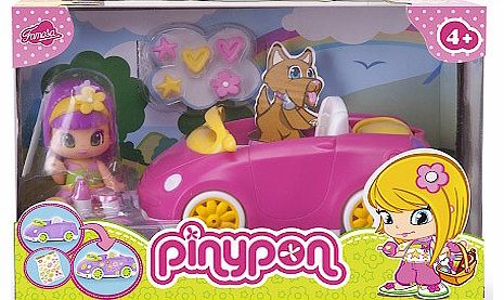 Pinypon Little Doll Car - Pink