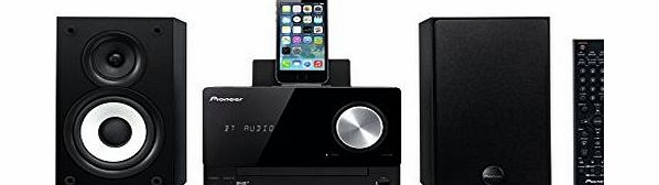 Pioneer Micro Hi-Fi System with Apple Lightning Dock, FM/DAB/DAB  Tuner, Bluetooth and USB - Black