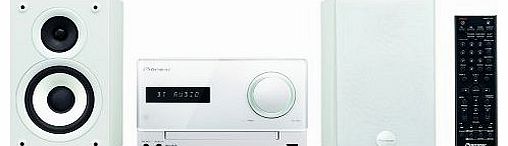 X-CM32BTD-W 30W (2x 15W) CD Micro System with Bluetooth/FM Tuner/USB Input - White