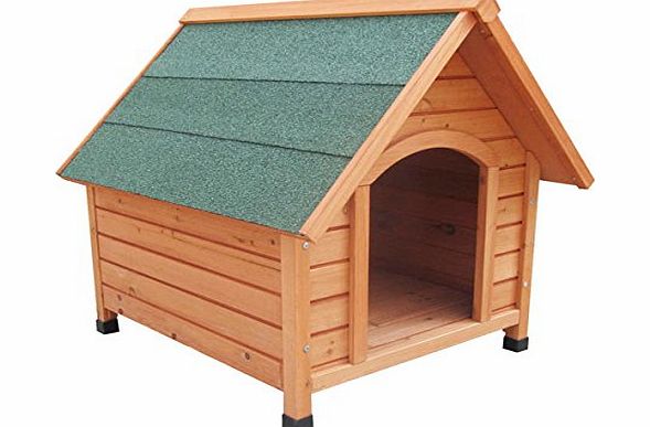 Pisces Oxford Deluxe Wooden Dog Kennel Medium 88cm x 78cm x 82cm