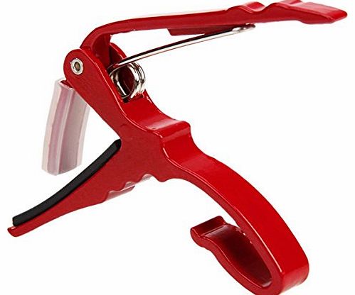 Pixnor Portable Aluminum Alloy Folk Acoustic Electric Guitar Tune Quick Change Trigger Guitar Capo Key Clam