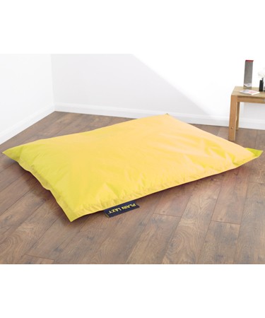 Plain Lazy giant yellow bean bag