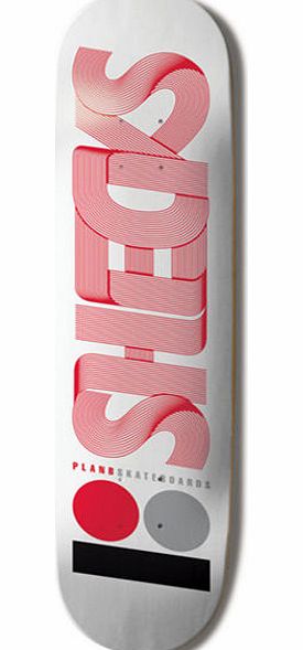 Plan B Sheckler Hyper Skateboard Deck - 8.3 inch