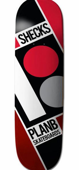 Plan B Sheckler Slanted Skateboard Deck - 7.75