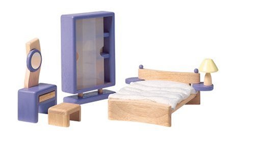 7444: Bedroom (Wooden Dollhouse Furniture)