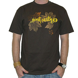 Planet Earth LEAF SCRIPT BROWN