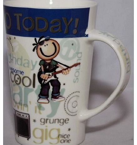 Planet Happy 40 Today Male Birthday Mug