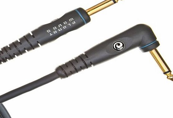 Planet Waves 20 feet Custom Series Instrument Cable Right Angle