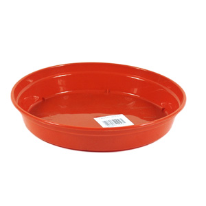 Glossy Saucer Terracotta 19cm