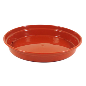 Glossy Saucer Terracotta 29cm