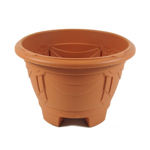 Planter with Feet Terracotta 26cm