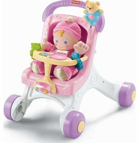 Fisher-Price Brilliant Basics Stroll Along Walker Toy/Game/Play Child/Kid/Children