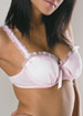 Playboy Intimates White Label Chiffon underwired padded balcony bra