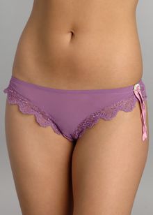 Delicate Pleats chiffon thong