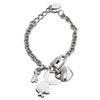 playboy Silver Charm Bracelet