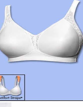 Playtex 18 Hour ComfortFlex Seamless Wirefree Bra, White, 38DD