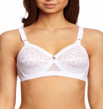 Playtex Cross Your Heart Womens Bra 152 White- 38C