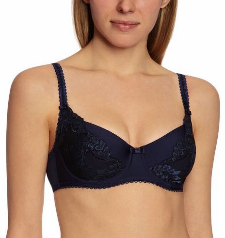 Playtex Elegant Curves Balcony Womens Bra Blue 34D