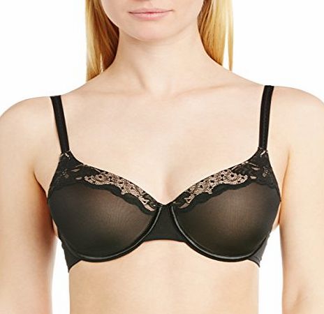 Playtex Womens Contour Perfection Soft Cup Everyday Bra, Black, 36DD