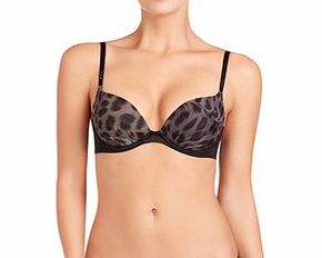 Pleasure State Oh My Bod black push-up plunge bra