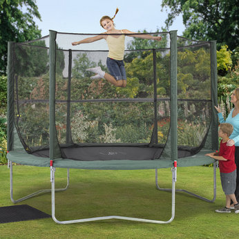 Plum 10ft Trampoline and Folding Enclosure