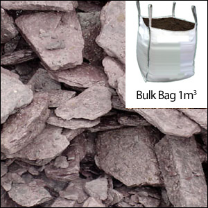 Crushed Slate 40mm 1 Cubic Metre Bulk Bag