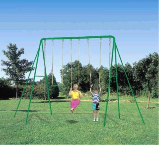 Plum Galvanised Swing Series - Adult Swing